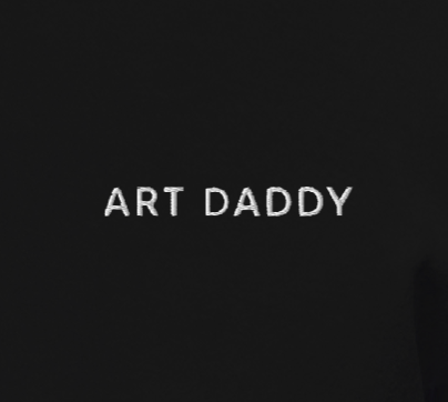 ART DADDY - Embroidered Pull-Over Hoodie Unisex